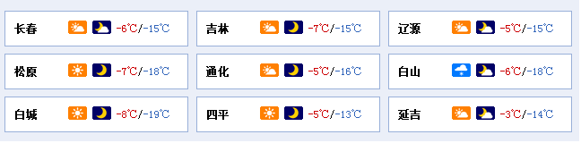 近日气温骤降 吉林省气象台发布多条预警